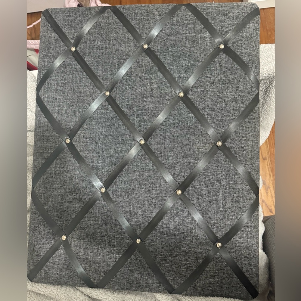 Gray cork board